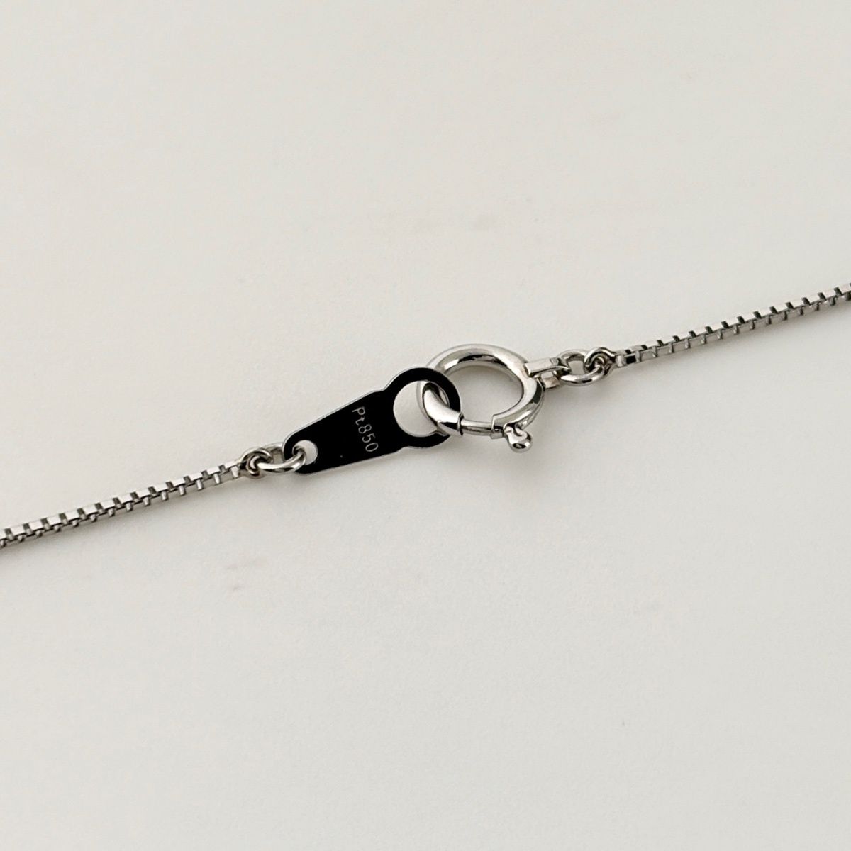 Celine Diamond Necklace Platinum Pendant — view 5