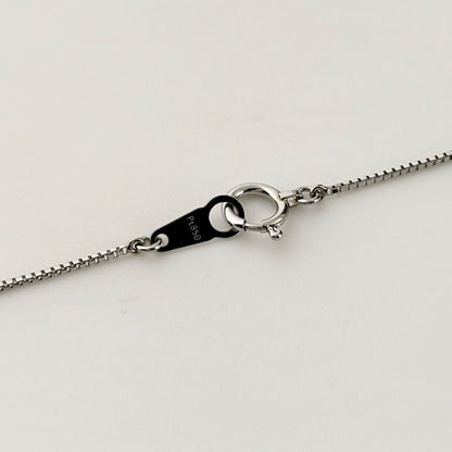 Celine Diamond Necklace Platinum Pendant — view 5