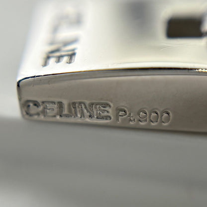Celine Diamond Necklace Platinum Pendant — view 8