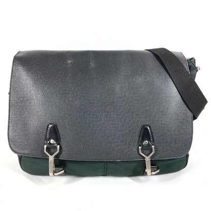 Louis Vuitton Shoulder Bag Delsu Nylon Khaki