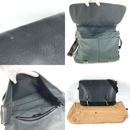 Louis Vuitton Shoulder Bag Delsu Nylon Khaki — view 8