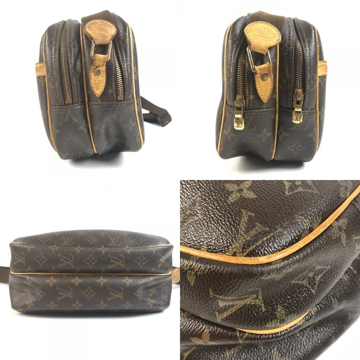 Louis Vuitton Shoulder Bag Reporter PM Lipoter PM Monogram Canvas Brown — view 8