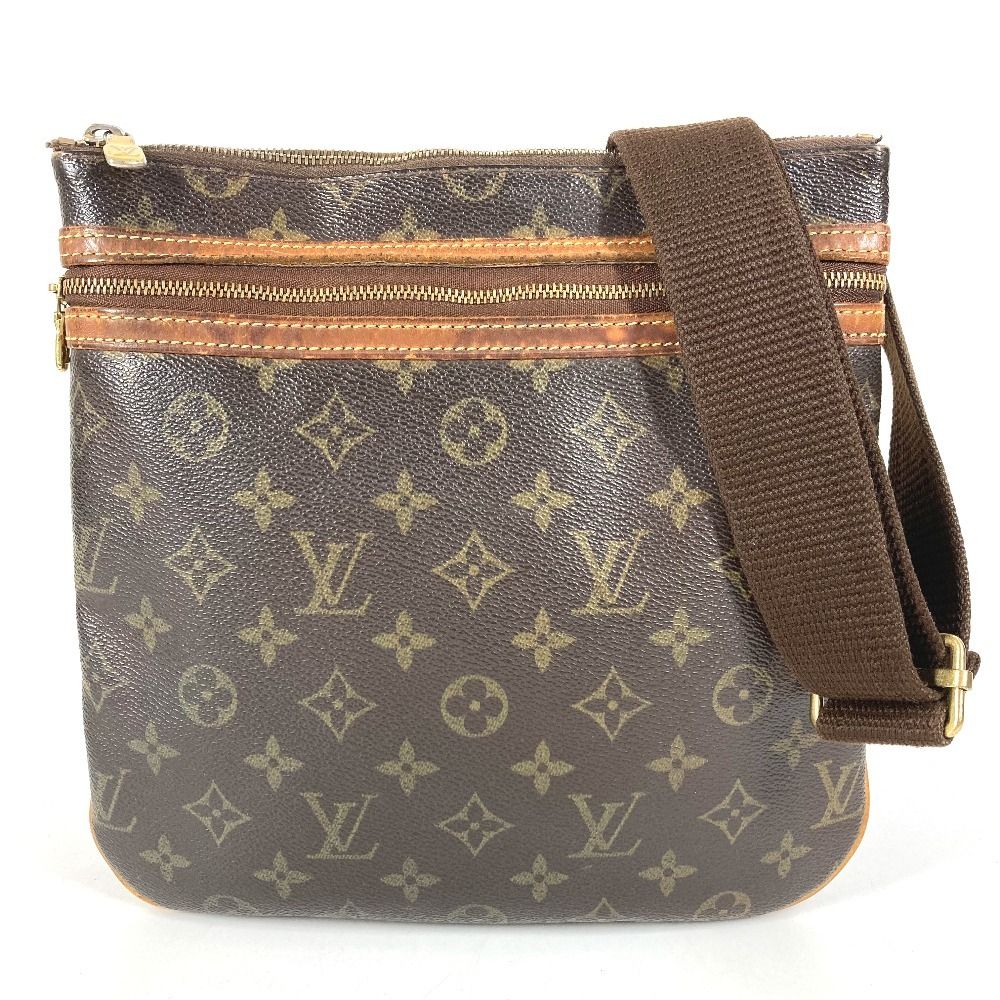 Louis Vuitton Shoulder Bag Pochette Bosphor Monogram Canvas Brown