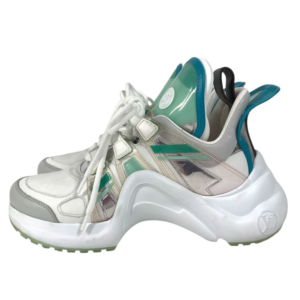 Louis Vuitton Sneakers Akrite Leather White — view 3
