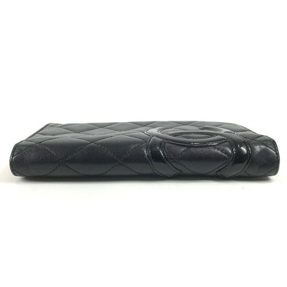 Chanel Wallet CC Logo Leather Black — view 5