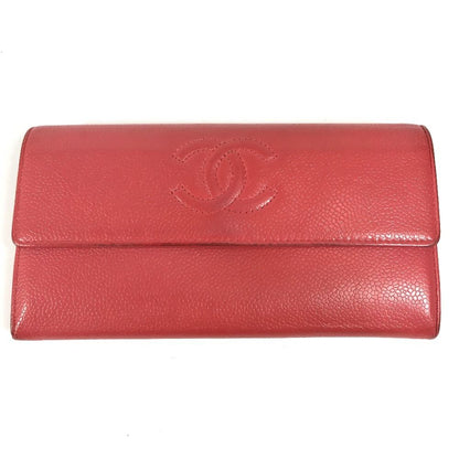 Chanel Wallet CC Logo Caviar Leather