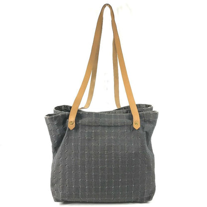 Hermes Shoulder Bag Amedaba Cabas de Poche Cotton Gray — view 2