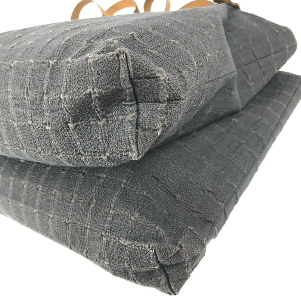 Hermes Shoulder Bag Amedaba Cabas de Poche Cotton Gray — view 6
