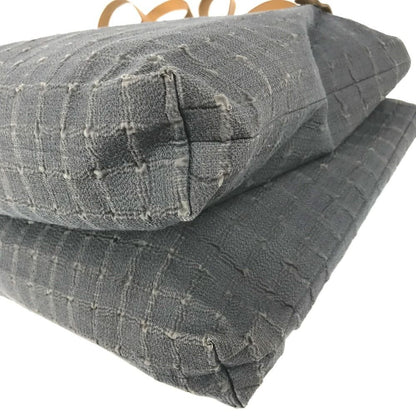 Hermes Shoulder Bag Amedaba Cabas de Poche Cotton Gray — view 6