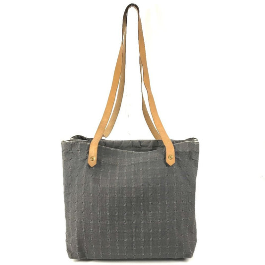 Hermes Shoulder Bag Amedaba Cabas de Poche Cotton Gray