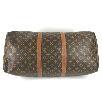 Louis Vuitton Boston Bag Keepall 50 Monogram Canvas Brown — view 5
