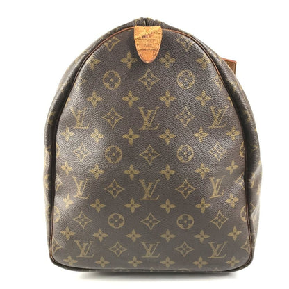 Louis Vuitton Boston Bag Keepall 55 Monogram Canvas Brown — view 4