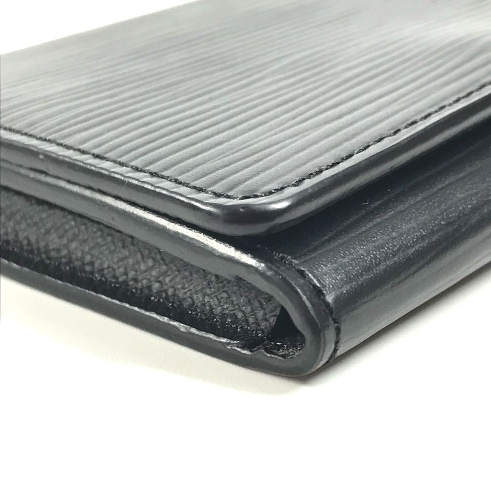Louis Vuitton Card Case Business Holder Epi Leather Noir Black — view 7
