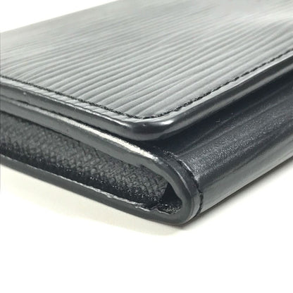 Louis Vuitton Card Case Business Holder Epi Leather Noir Black — view 7
