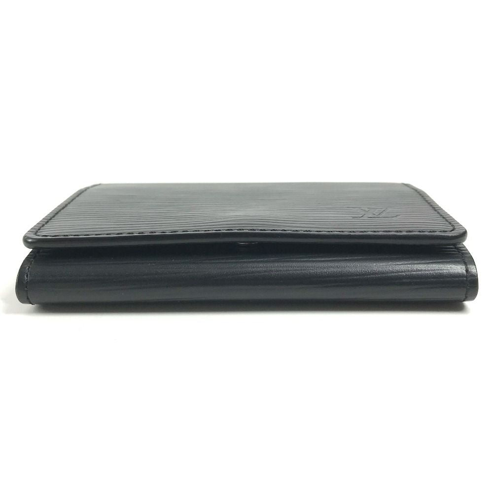 Louis Vuitton Card Case Business Holder Epi Leather Noir Black — view 5