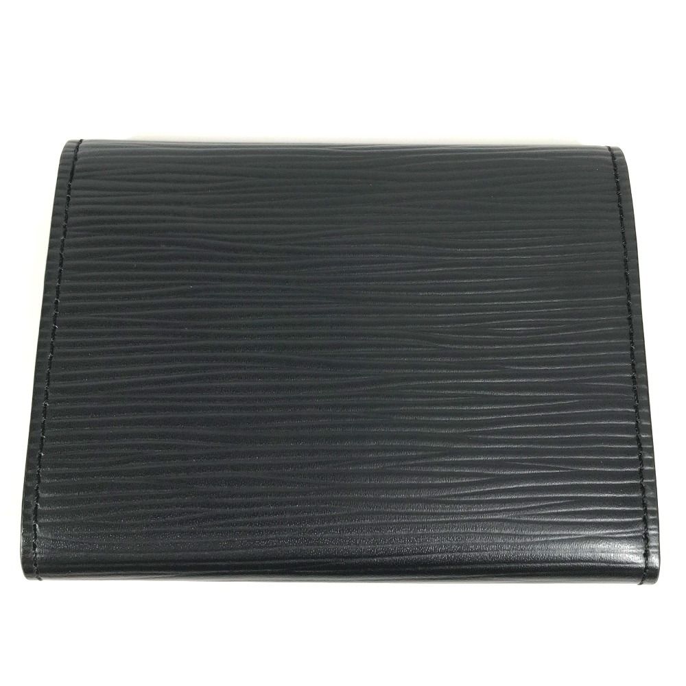 Louis Vuitton Card Case Business Holder Epi Leather Noir Black — view 2