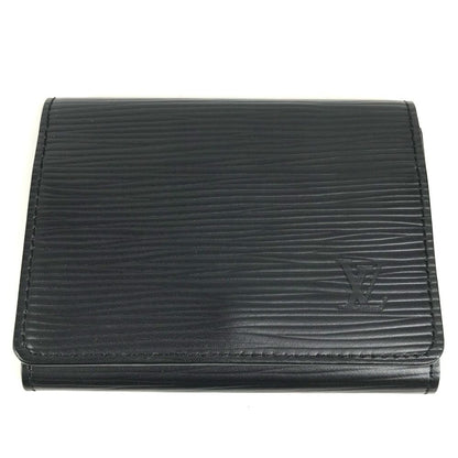Louis Vuitton Card Case Business Holder Epi Leather Noir Black