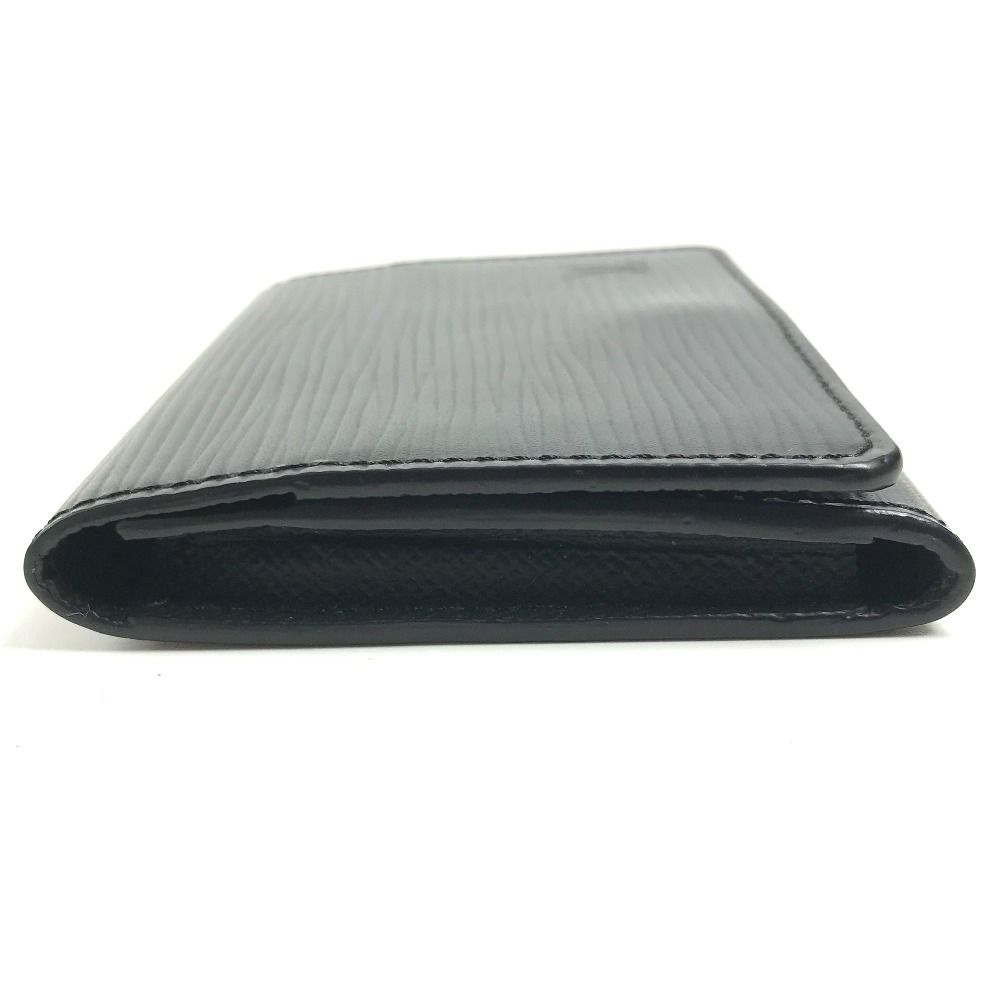 Louis Vuitton Card Case Business Holder Epi Leather Noir Black — view 4