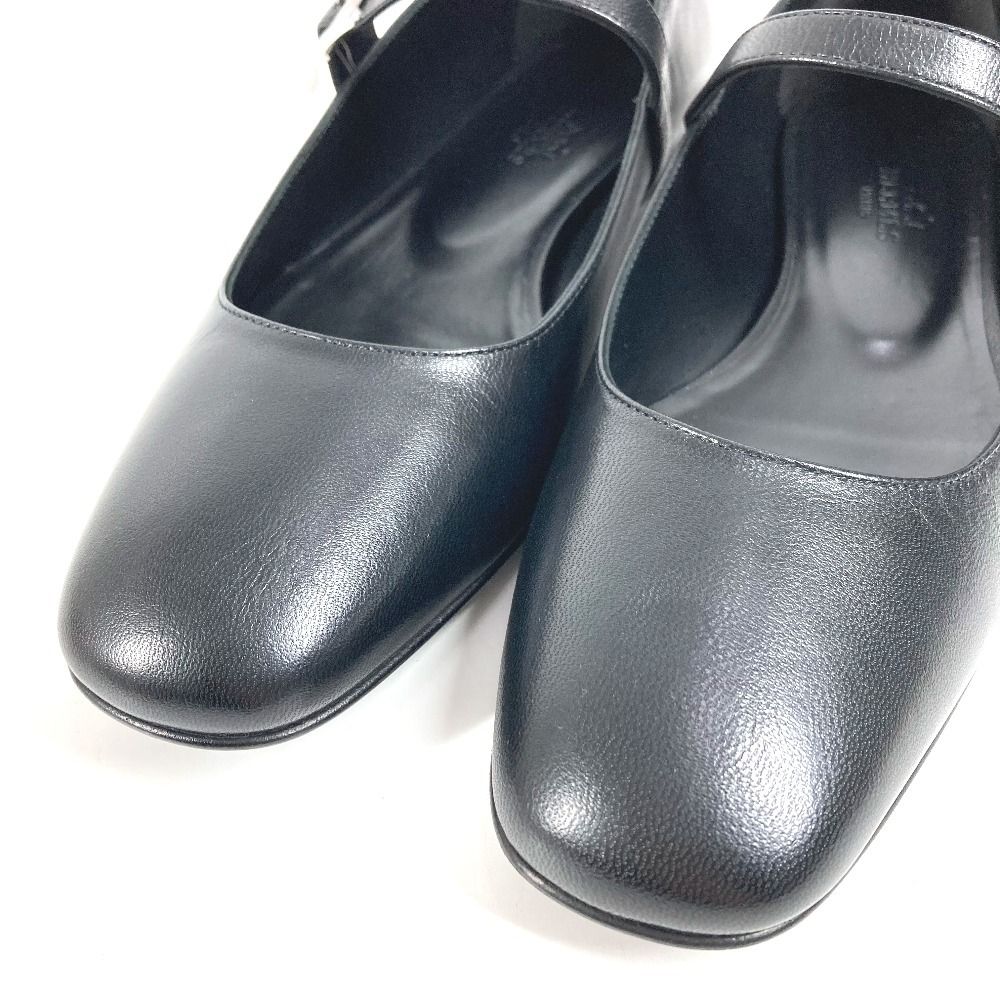 Hermes Leather Shoes Jane Black — view 3