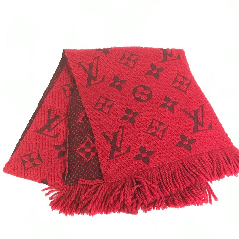 Louis Vuitton Scarf Echarpe Logo Mania Wool
