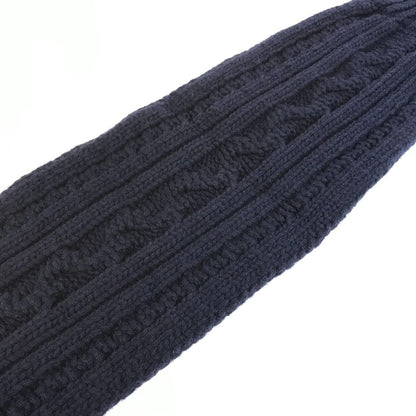 Louis Vuitton Scarf Only LV Mini Cable Wool Navy — view 2