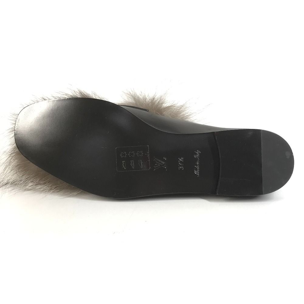 Louis Vuitton Loafers Leather Black — view 7