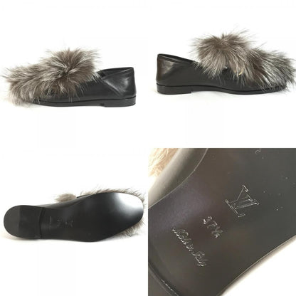 Louis Vuitton Loafers Leather Black — view 8