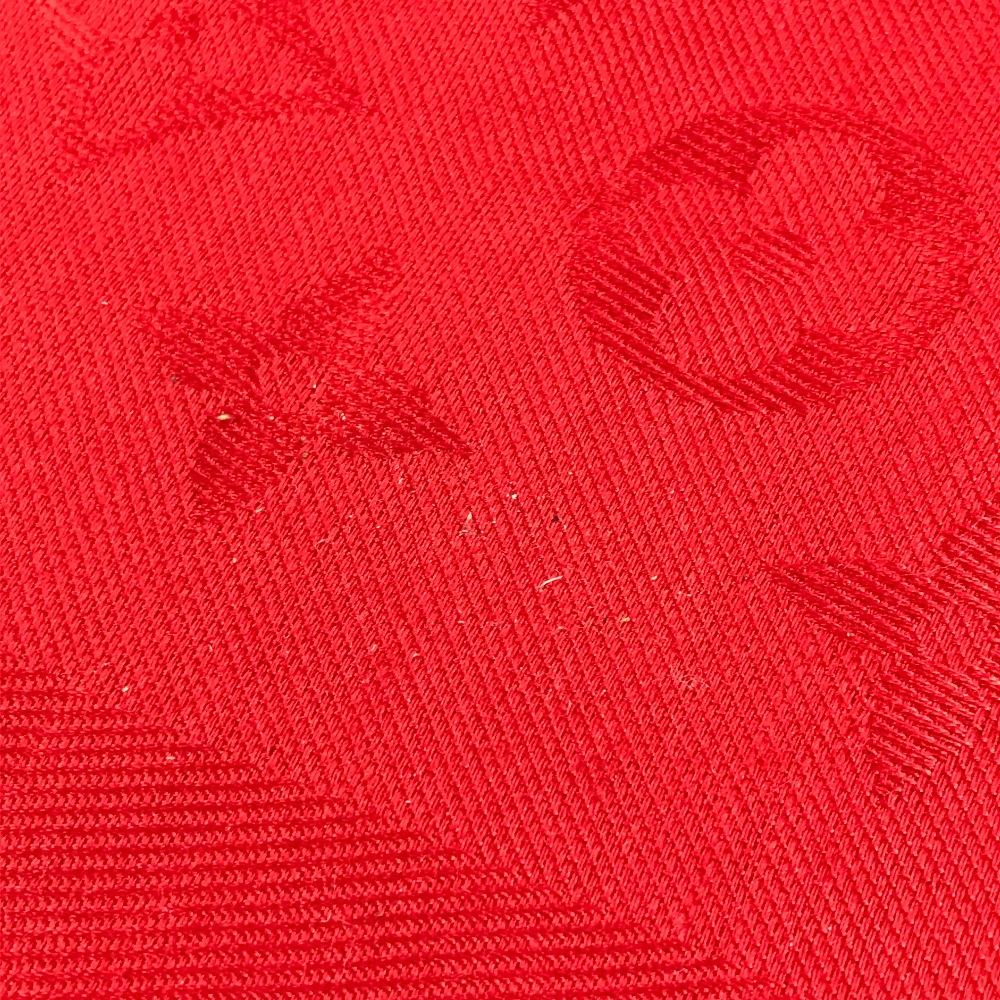 Louis Vuitton Shawl Large Wool Red Scarf — view 5