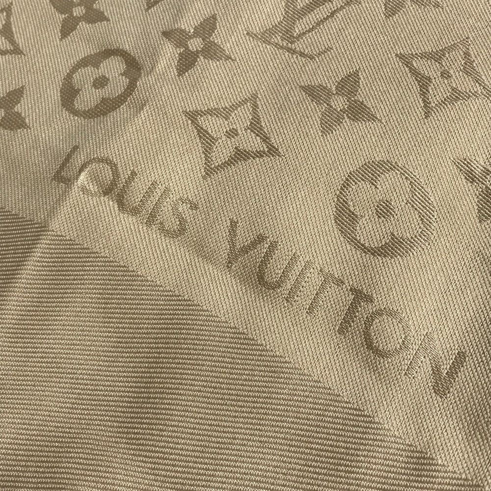 Louis Vuitton Shawl Large Wool Beige Scarf — view 4