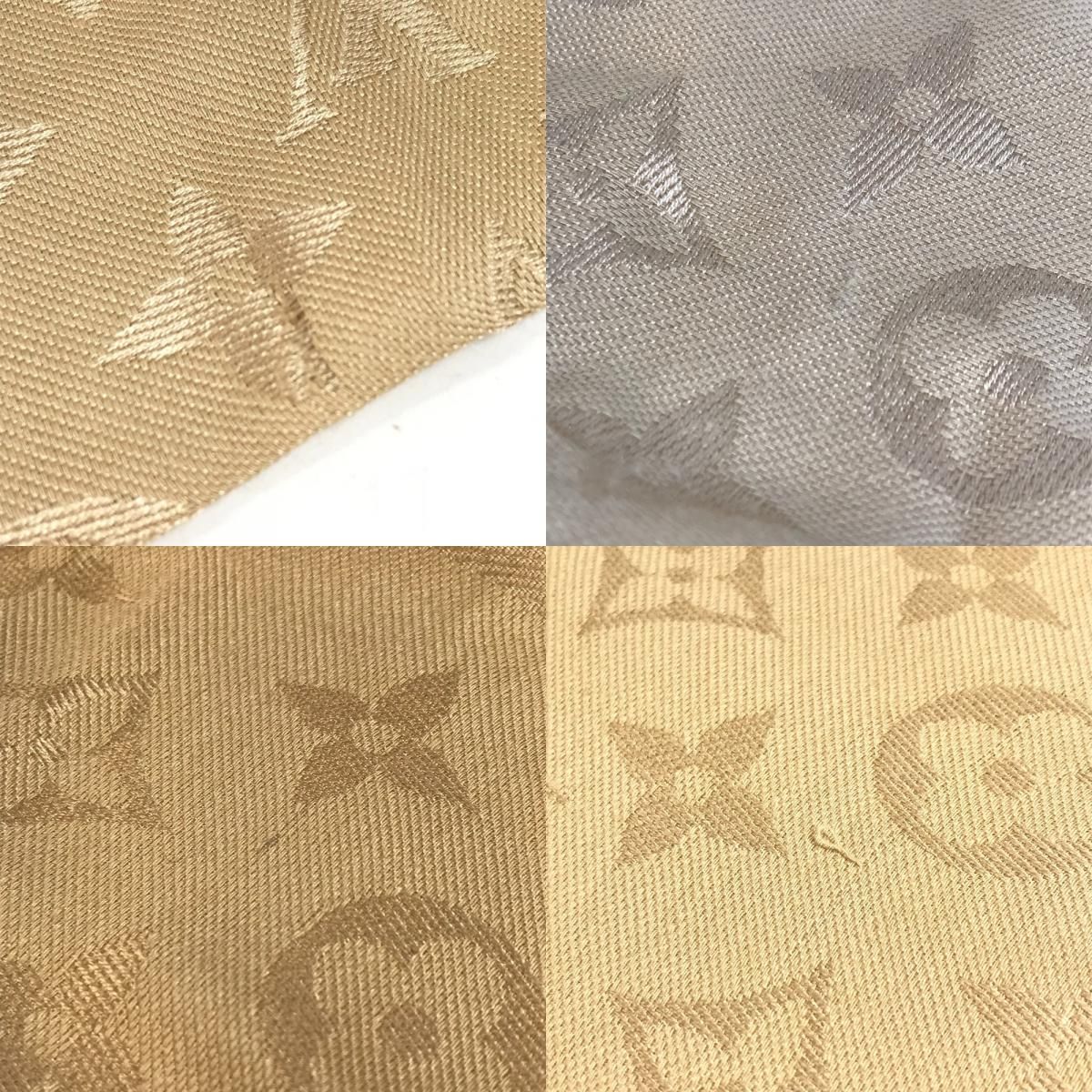 Louis Vuitton Shawl Large Wool Beige Scarf — view 8