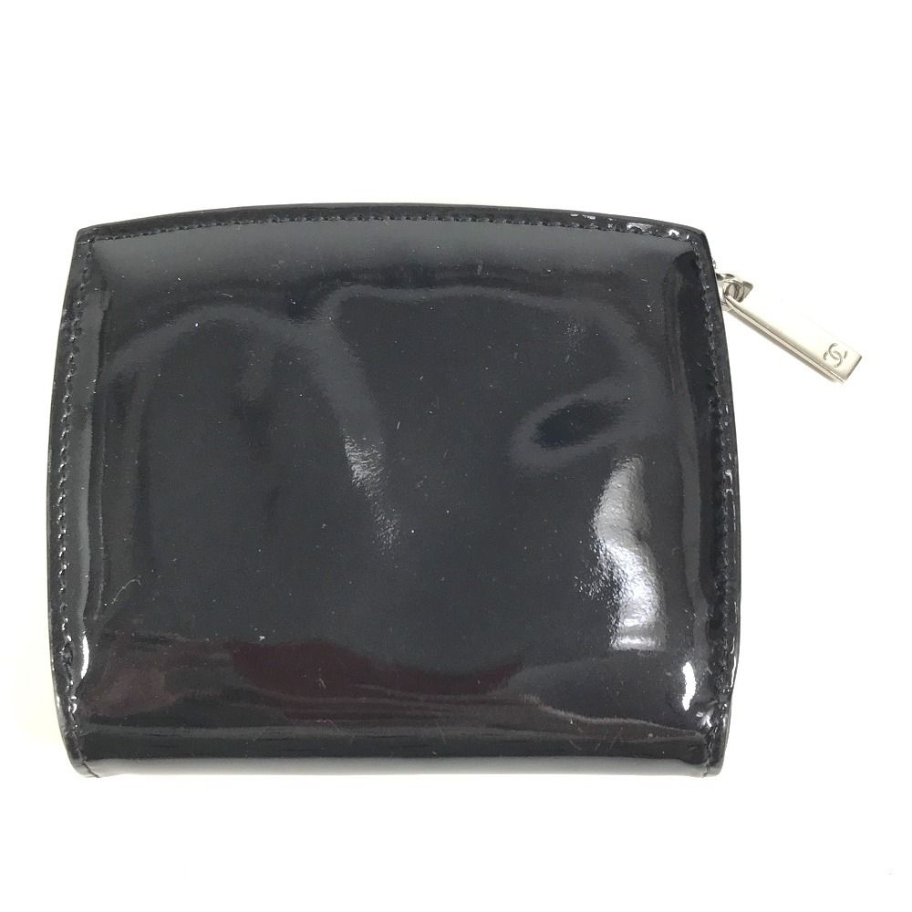 Chanel Bifold Wallet CC Logo Enamel Black — view 2