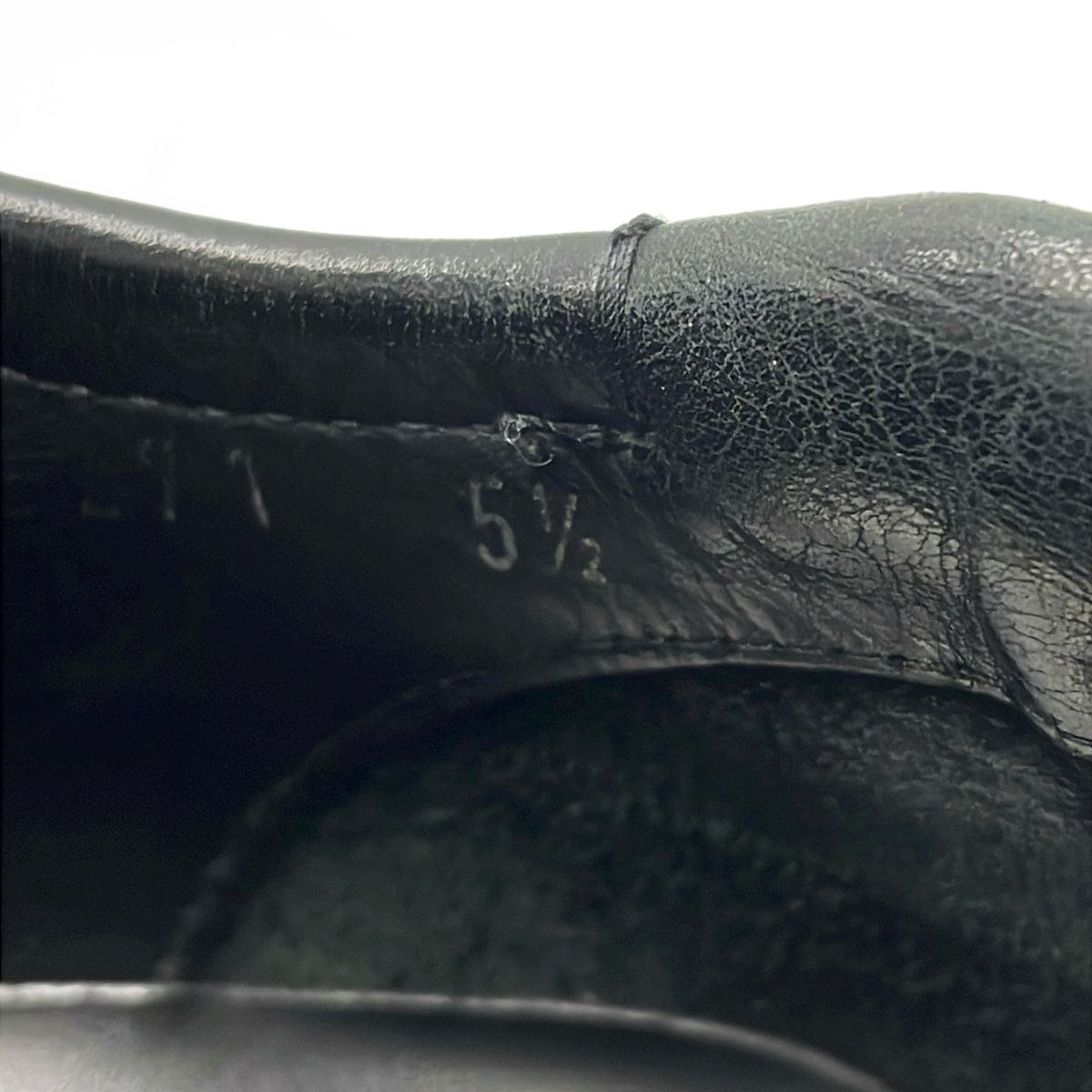Prada Loafers 5.5 Black Leather — view 6