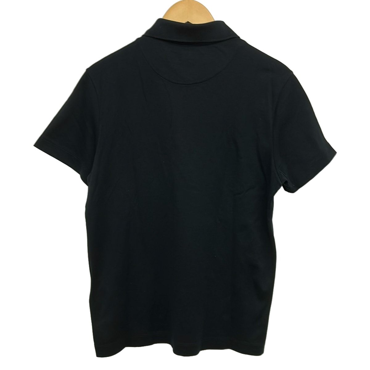 Louis Vuitton Short Sleeve Polo Shirt S Black One Point Embroidery — view 2