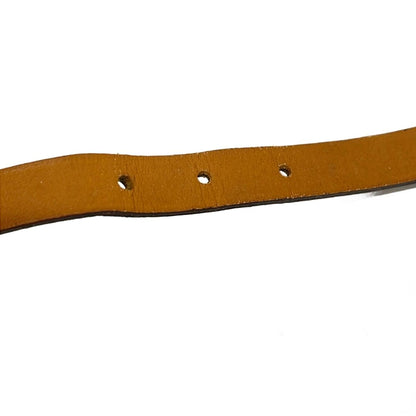 Hermes Bracelet Hapi 3 Leather Brown Gold — view 5