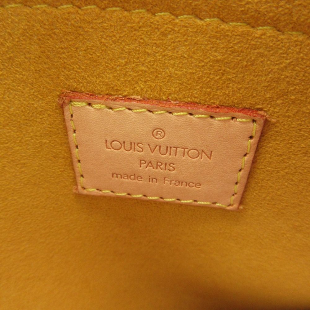 Louis Vuitton Handbag Monogram Denim Neo Speedy Gold Leather Mini Boston Purse — view 7
