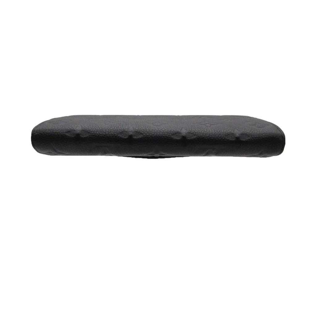 Louis Vuitton Wallet Portefeuille Sarah Monogram Empreinte Embossed Leather Noir — view 4