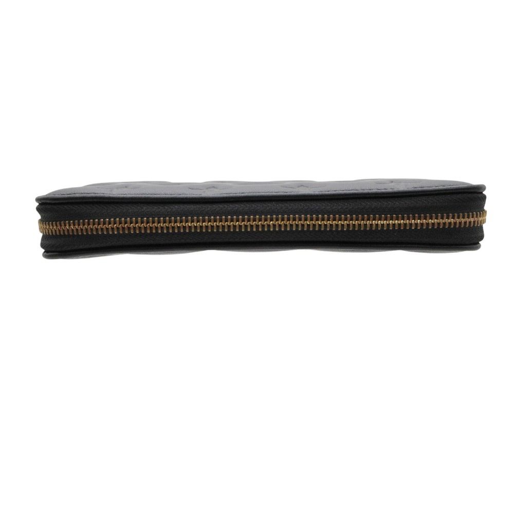 Louis Vuitton Wallet Cousin Zippy Lambskin Leather Monogram Embossed Round — view 6