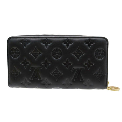 Louis Vuitton Wallet Cousin Zippy Lambskin Leather Monogram Embossed Round — view 3
