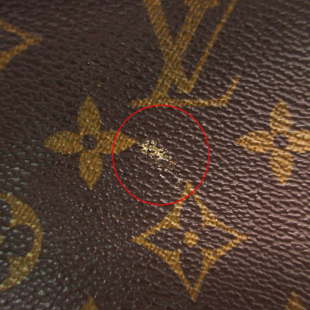 Louis Vuitton Handbag Speedy 35 Monogram All Over Pattern Tote Purse Brown — view 8