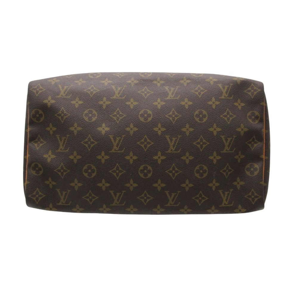 Louis Vuitton Handbag Speedy 35 Monogram All Over Pattern Tote Purse Brown — view 4
