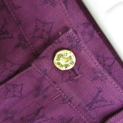 Louis Vuitton Denim Pants Monogram Allover Slim Fit Jeans Pan Purple 32 — view 6