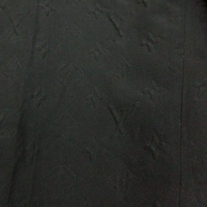 Louis Vuitton Pants Monogram Embossed Logo Trousers Tapered Black — view 4