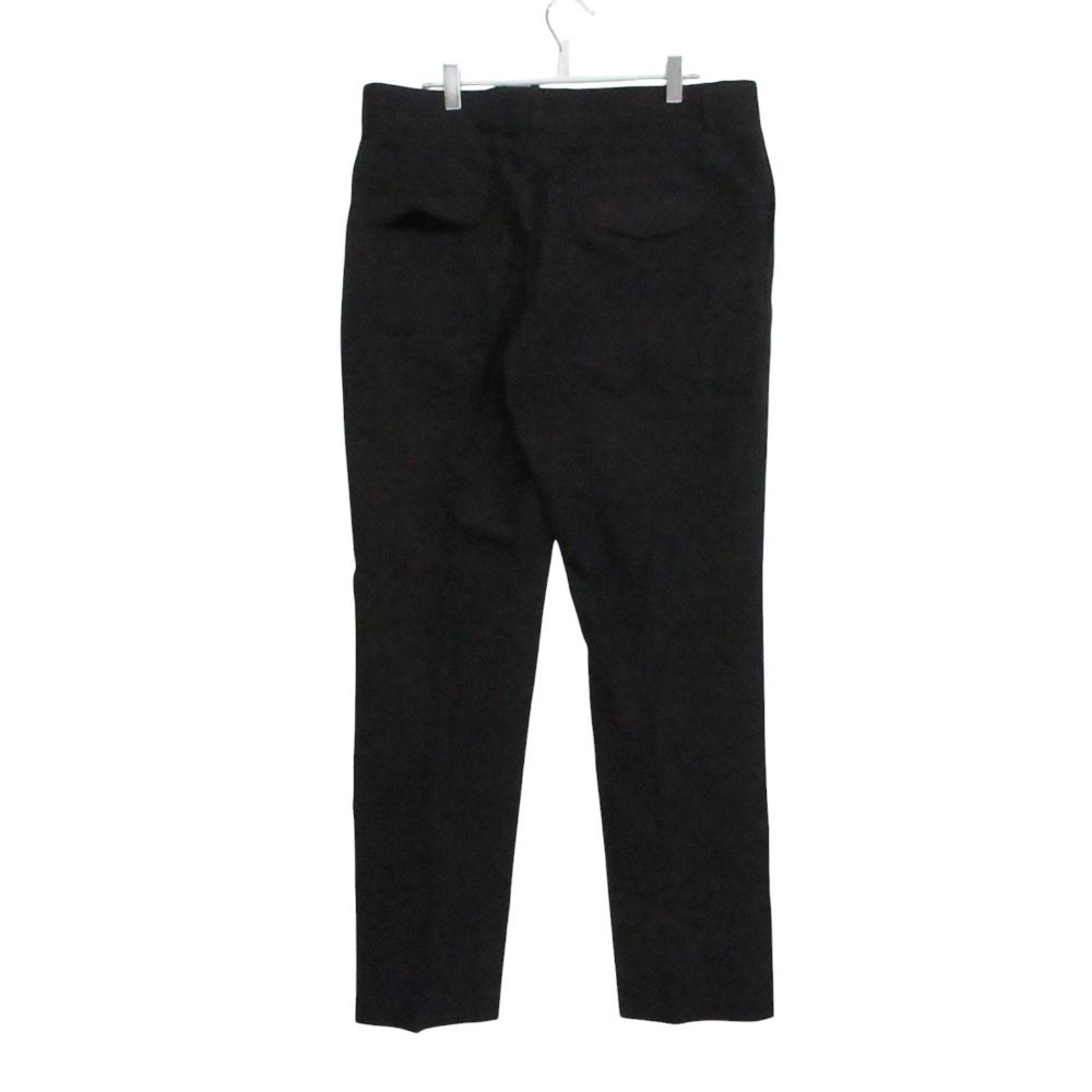 Louis Vuitton Pants Monogram Embossed Logo Trousers Tapered Black — view 2