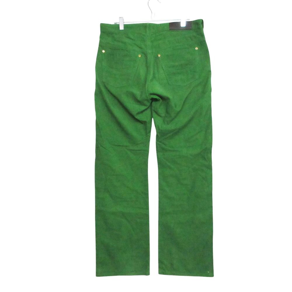 Louis Vuitton Pants Corduroy Button Fly Slim Straight Green — view 2