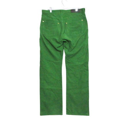 Louis Vuitton Pants Corduroy Button Fly Slim Straight Green — view 2