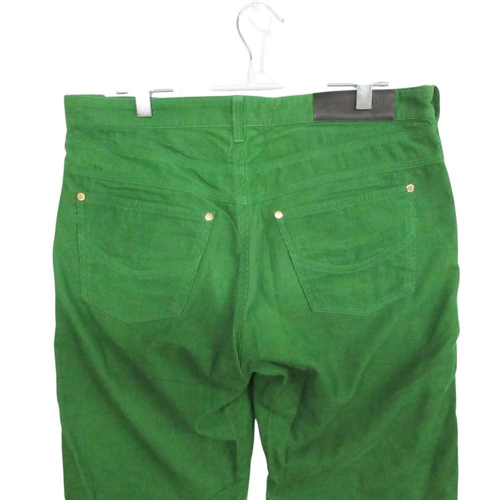 Louis Vuitton Pants Corduroy Button Fly Slim Straight Green — view 3