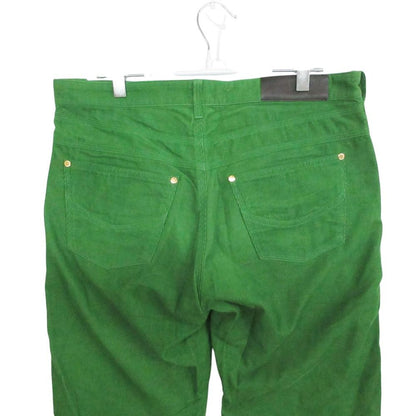 Louis Vuitton Pants Corduroy Button Fly Slim Straight Green — view 3
