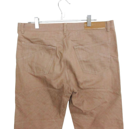 Louis Vuitton Denim Pants Jeans Pan Button Fly Contrast Stitch Beige Pink — view 3
