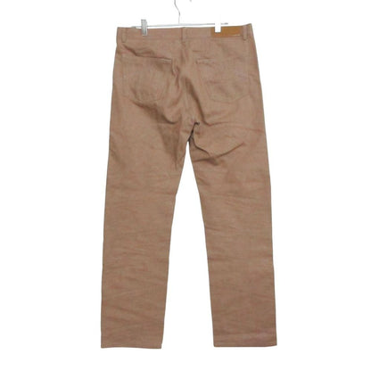 Louis Vuitton Denim Pants Jeans Pan Button Fly Contrast Stitch Beige Pink — view 2