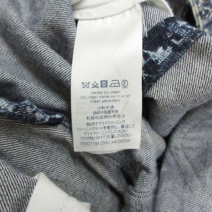 Louis Vuitton Denim Pants Monogram Hawaiian Tapestry Jeans Pan Indigo Blue 32 — view 9